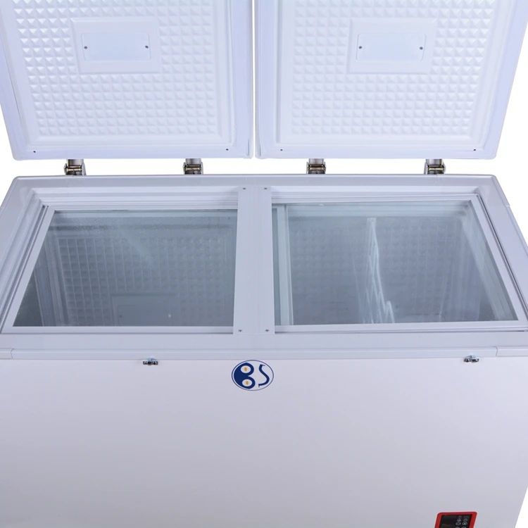 12V 24V Ultra energy save solar chest freezer