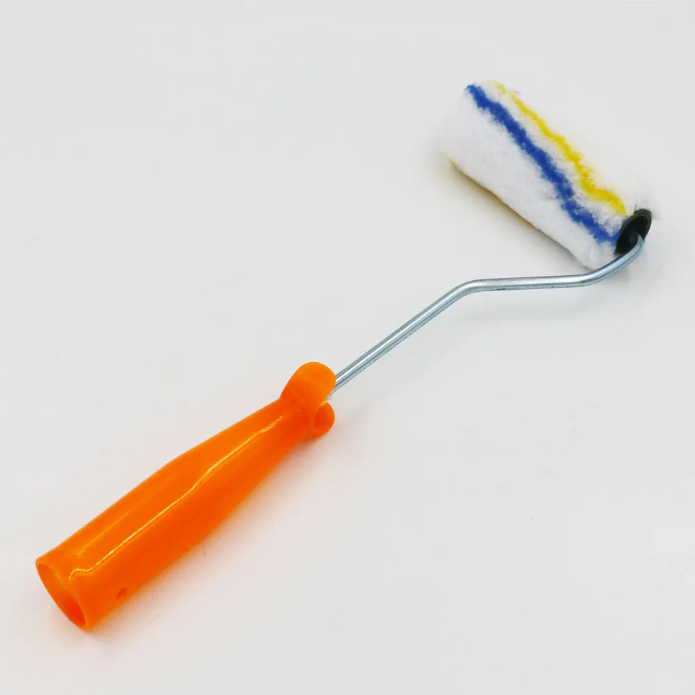 plastic handle adhesive Sheepskin industrial Wool Paint Roller Brush