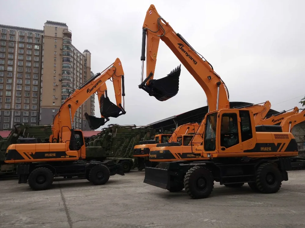 
China Jonyang JYL621E 20t wheel excavator 