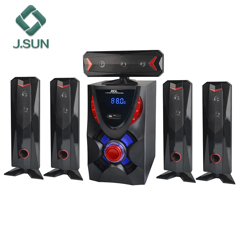 5.1 7.1 ch multimedia home theater speaker systems wireless sound box with usb fm radio
