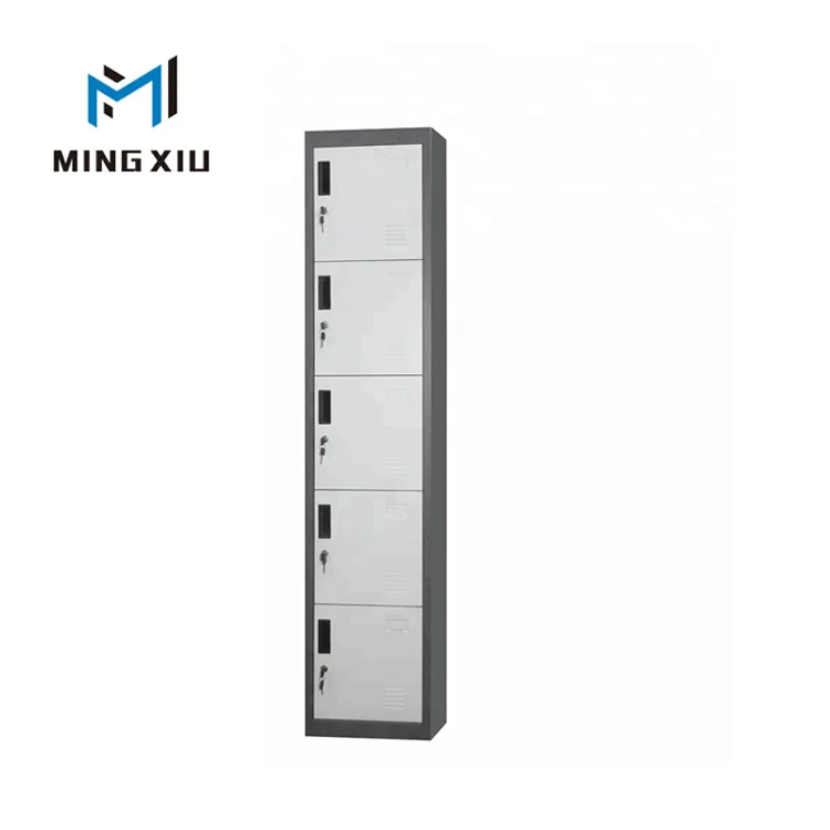  Офисная мебель Mingxiu стальной шкафчик 5 дверей/высокие шкафчики для тренажерного