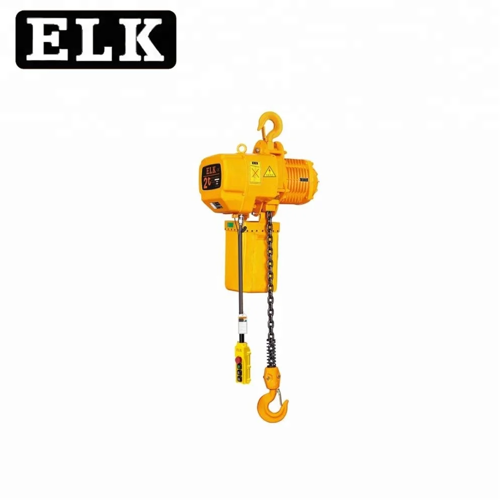 420V electric chain hoist with manual trolley