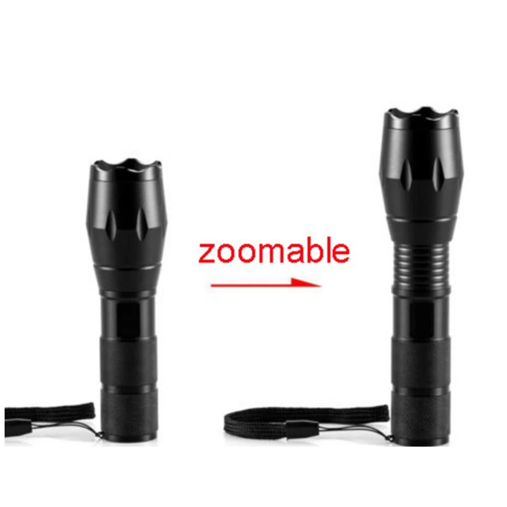 
Multi function with 5 modes zoomable 1000 lumens tactical 10w police flashlight torch 