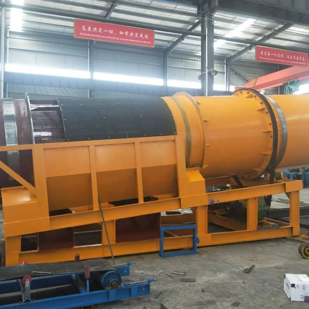 Mozambique  Rubber Lined Gold Washing Trommel Gold Washer Alluvial Gold Washing Plant for Sale