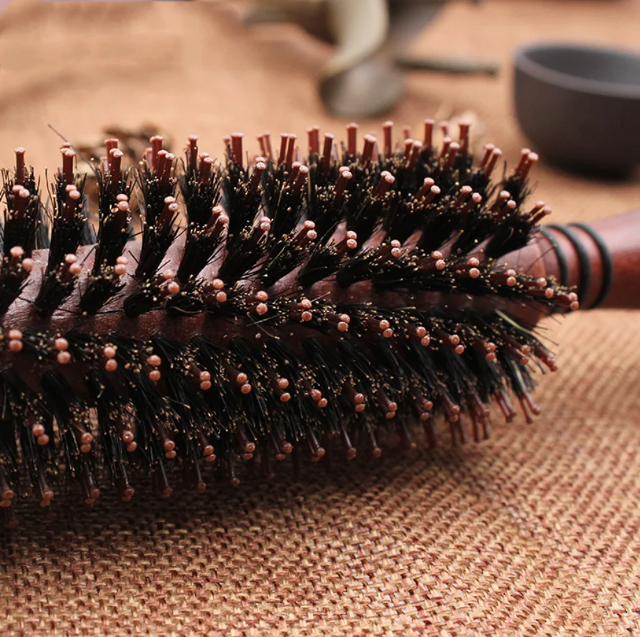 Высококачественная натуральная деревянная Персонализированная расческа для красоты волос