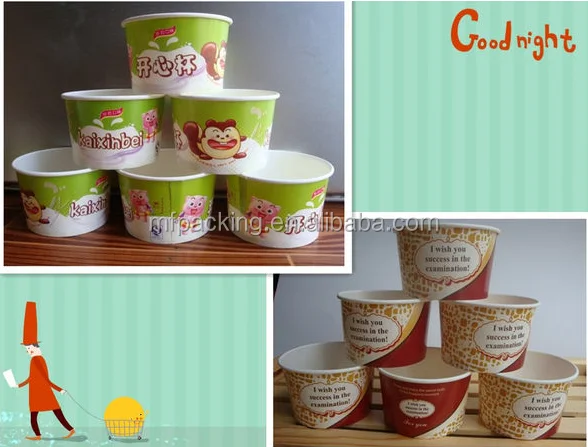 Alibaba china kitchen utensils eco paper new products printed ice cream paper cup made in China