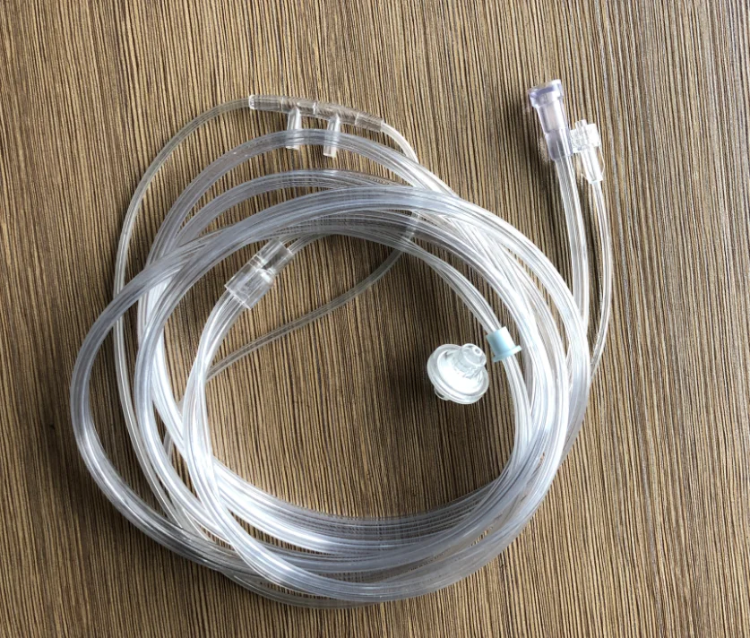 
Носовая кислородная cannula CO2 + O2 с адаптированным для SOMNO check micro кардио 