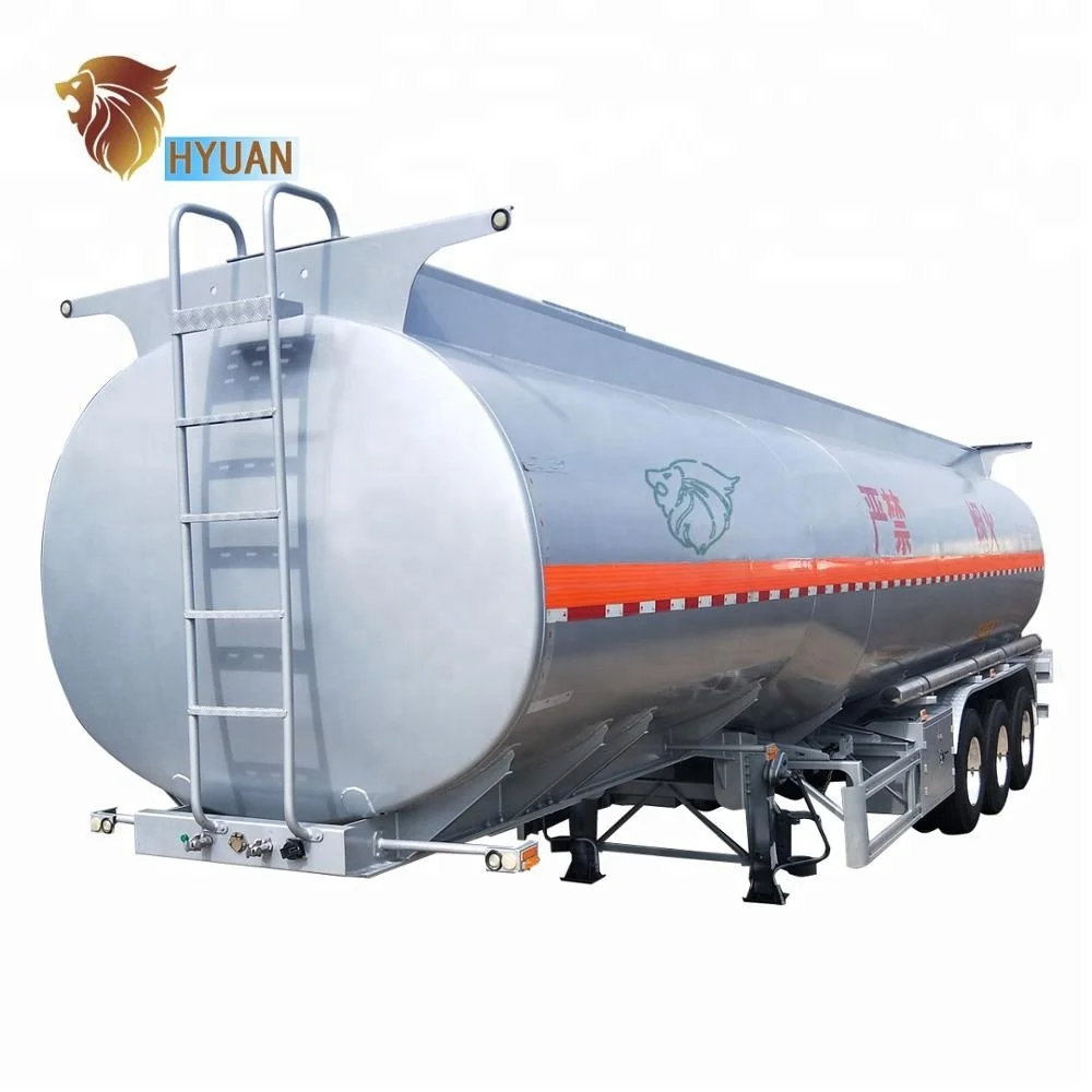 
HYUAN 3 Axle 45000 Liters Oil Tanker 40 to 45 CBM Fuel Tank Semi Trailer for sale  (60773808351)