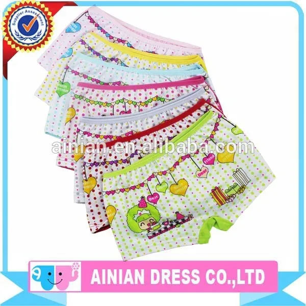 F612# wholesale cheap cartoon baby girl boxer brief