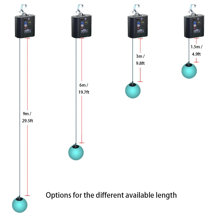 DMX RGB Stage Celling LED Kinetic Ball 3D Wedding Background Decoration
