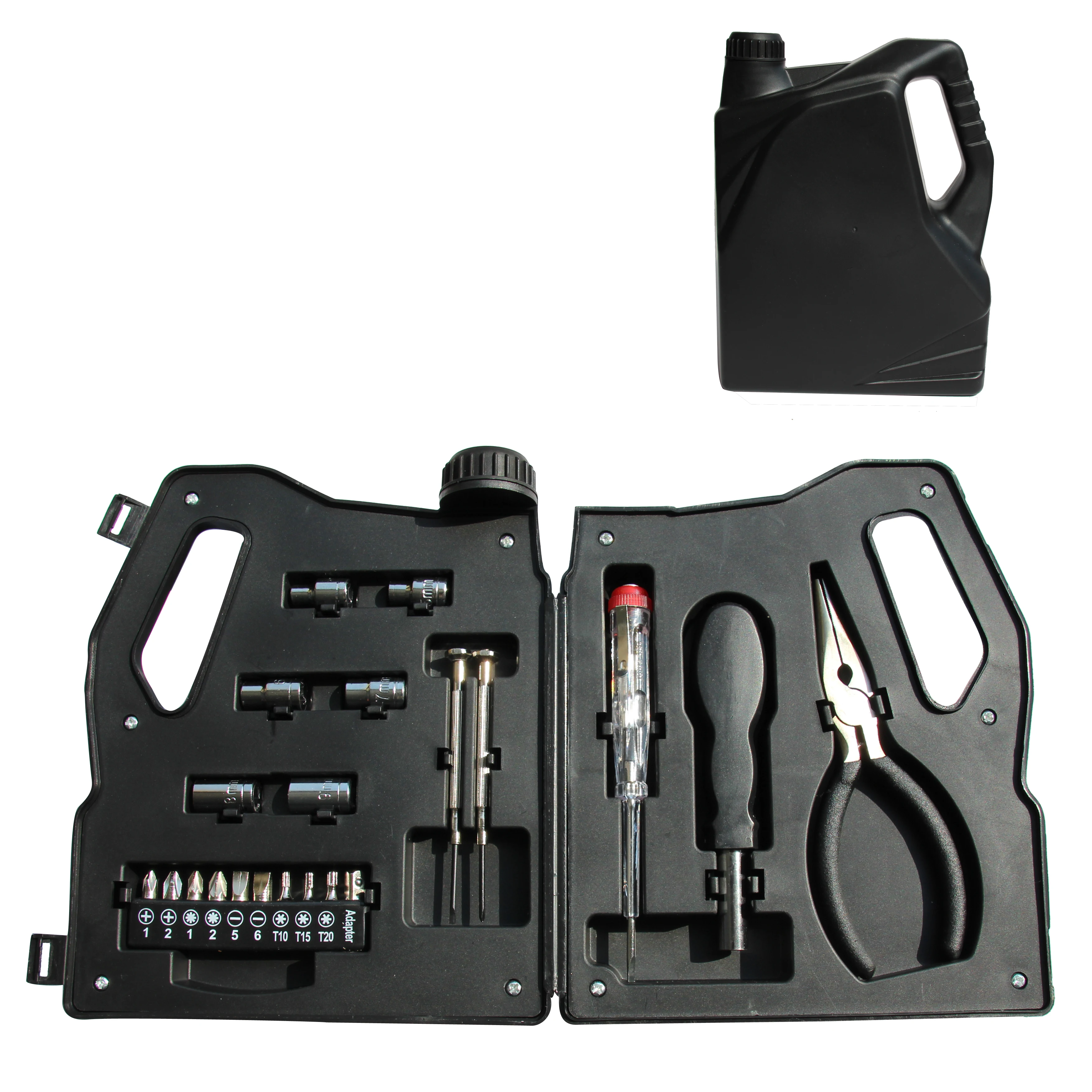 21pcs oil bottle shape multi hand tool kit