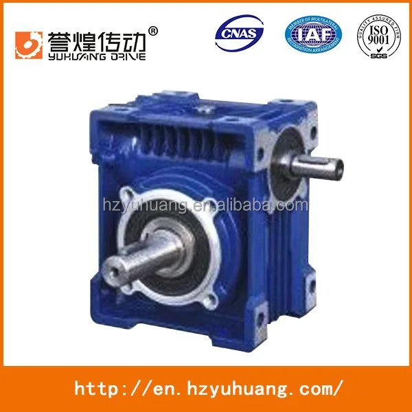 
right angle gearbox NMRV30 ratio 20:1 aluminium gearbox hot sale with output hollow shaft 