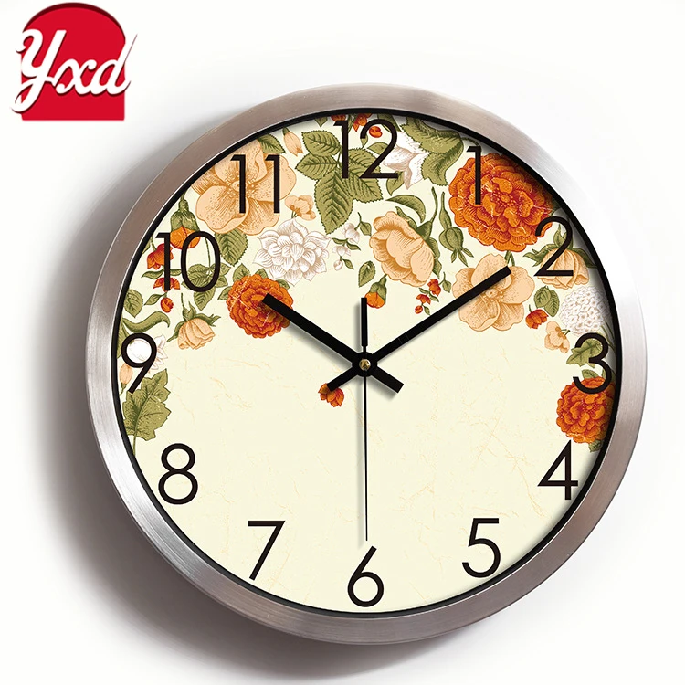 2022 Hot sale Giant luxury 3d kitchen Wall Clock with customized logo
