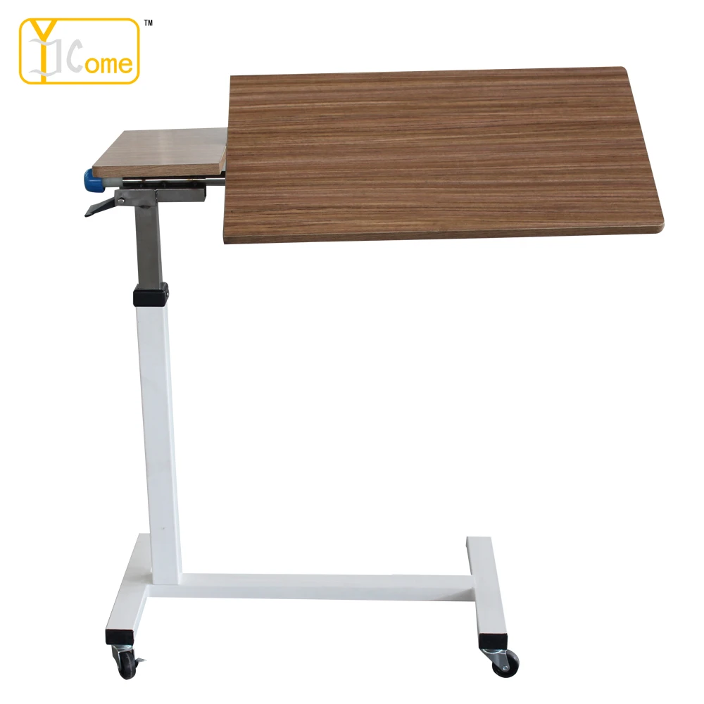 medical furniture hospital over bed table medical adjustable table