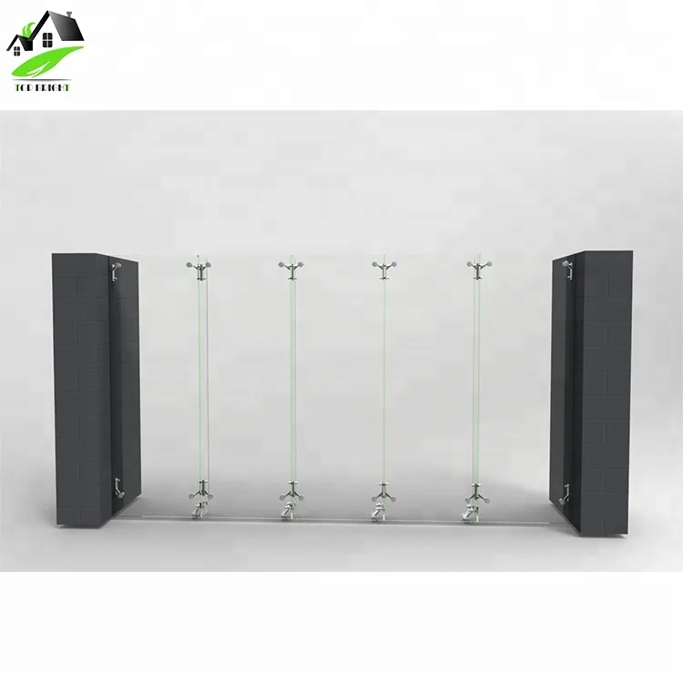 
Aluminum steel metal spigot spider accessories tempered glass Curtain Wall (offer installation if necessary) 