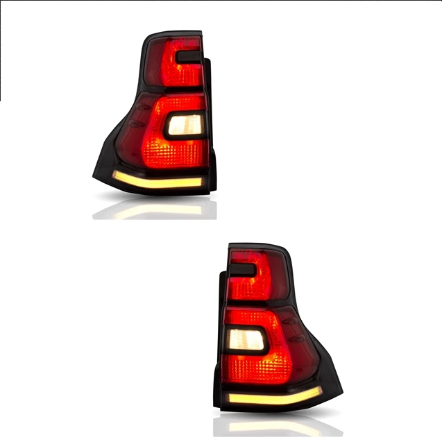 VLAND Car Tail Light Prado FJ150 LED Taillights 2011-2018 Rear Lights Tail Lamp Dynamic For Toyota Land Cruiser Prado Auto Lamps