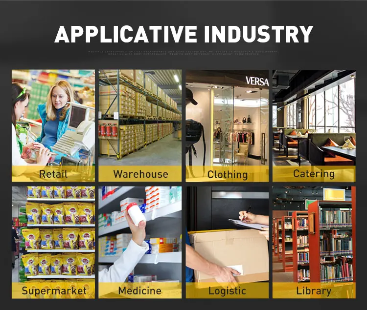 2D POS Desktop Barcode Scanner Hand -free Omnidirectional Laser Symbol Scanners