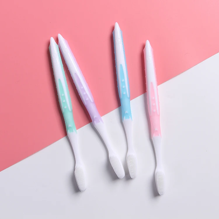 Low Price Handle Soft Travel Silicone Toothbrush