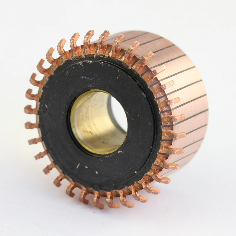 motor commutator switches spin test