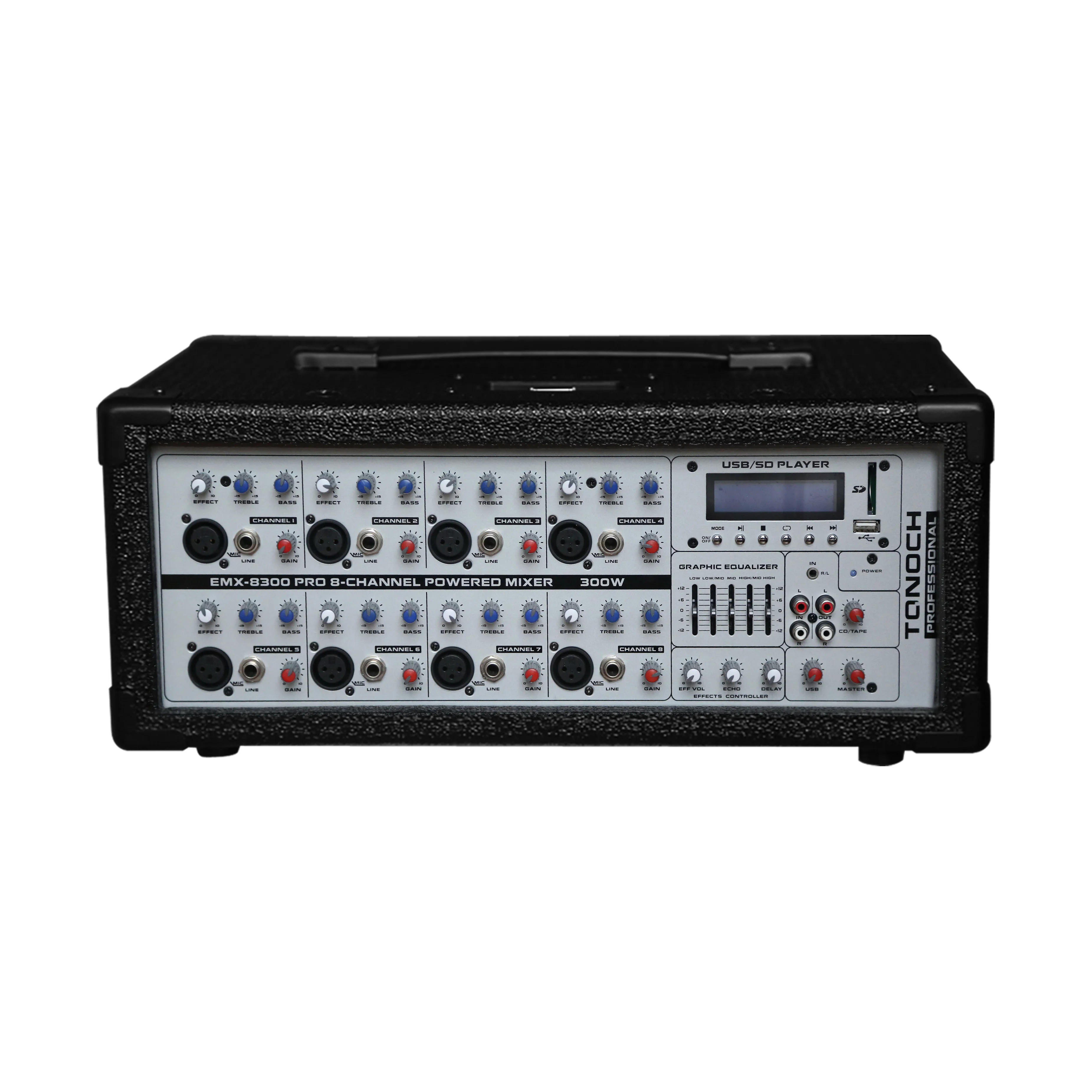 Высококачественный миксер мощностью 300 Вт для караоке