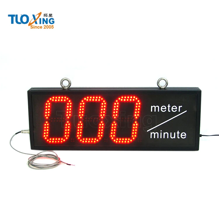 6 inch red LED 3-digit Digital digital timer and meter counter and speed calculating