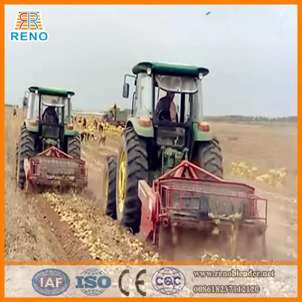 Small potato harvester with good performance