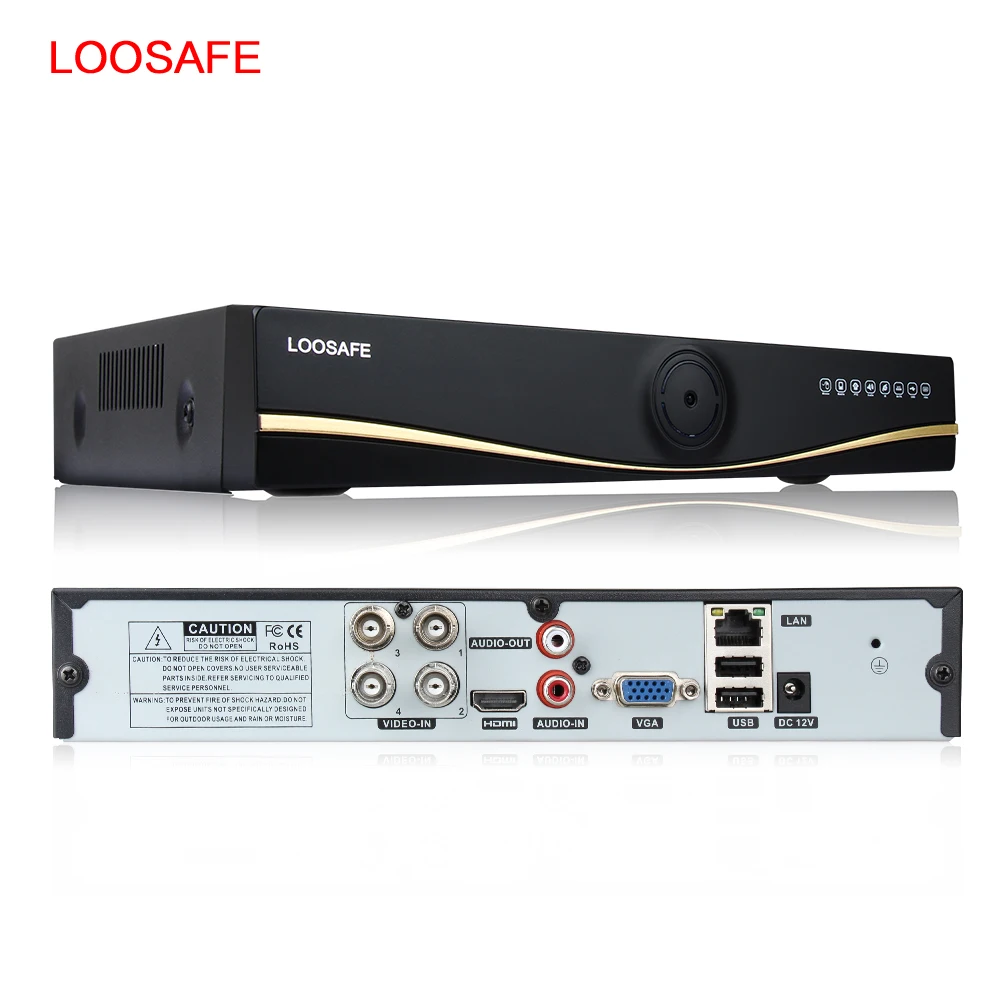 Hotsale!!! 4 Channel 1080p DVR H.264 Remote control HD AHD DVR Recorder