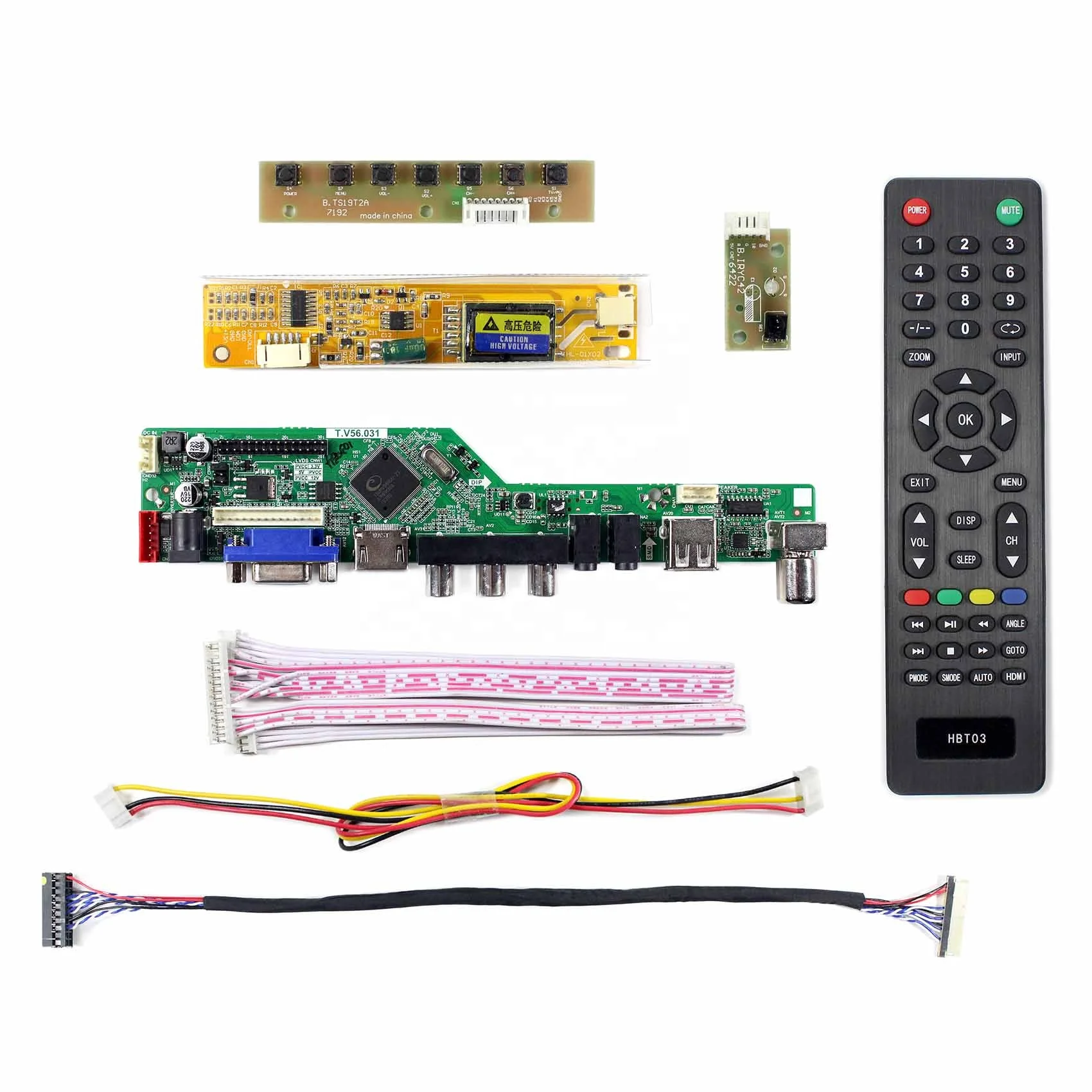 HDMI VGA AV USB РЧ ЖК-плата работа для LVDS интерфейс 12,1 дюймов/13,3 дюймов 1280x800 ЖК-экран