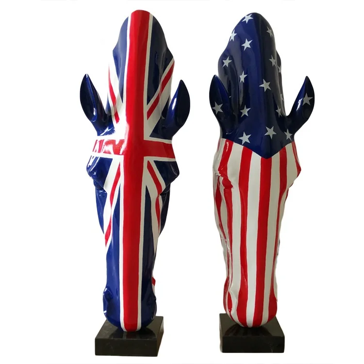Best Sell Handmade Life Size Horse Head Sculpture For Home Decoration