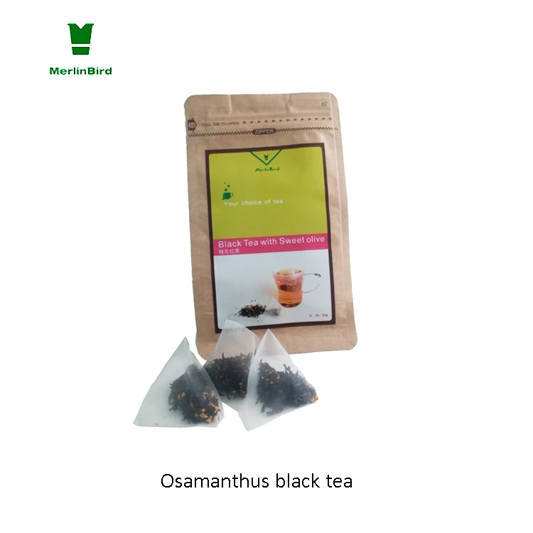 Оптовая продажа, высококачественный приятный аромат, чай со вкусом черного чая османтуса