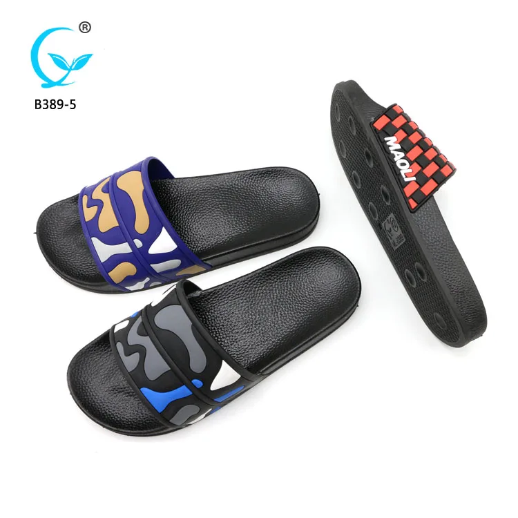 Boys pvc sandals flip flop for men factory latest men beach chappal