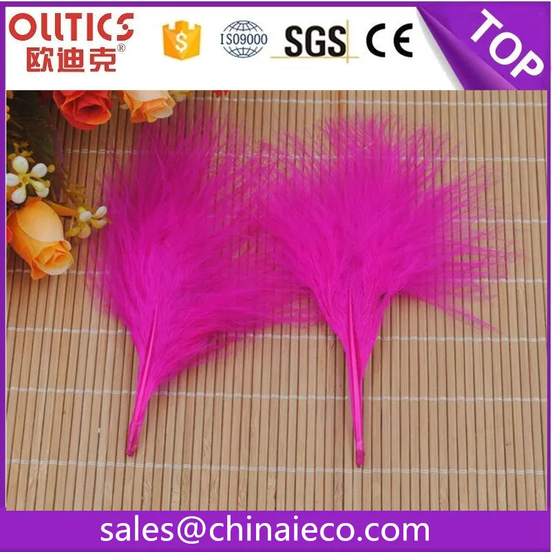 High quality marabou Turkey craft feathers for sale