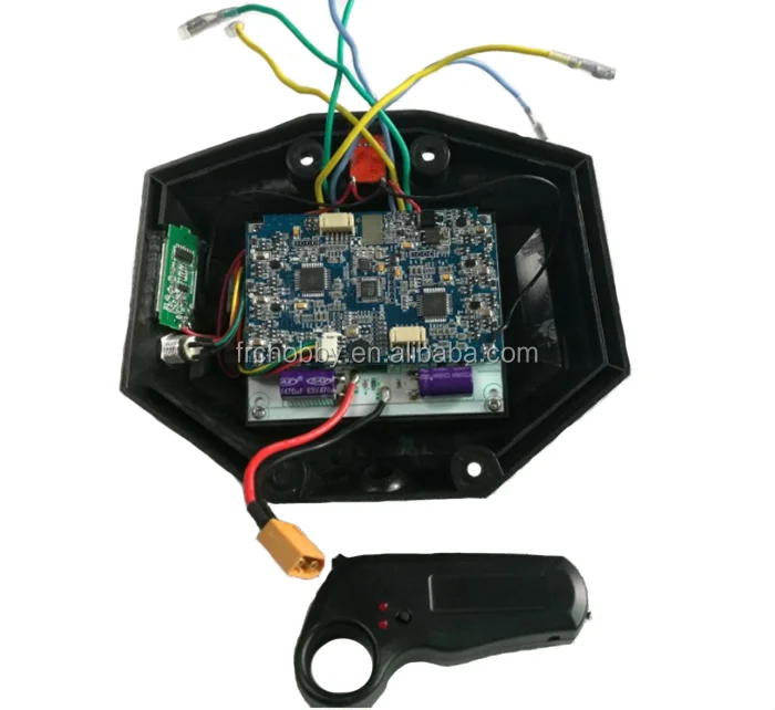 1200W dual drive MP72mm hub motor system for electric skateboard