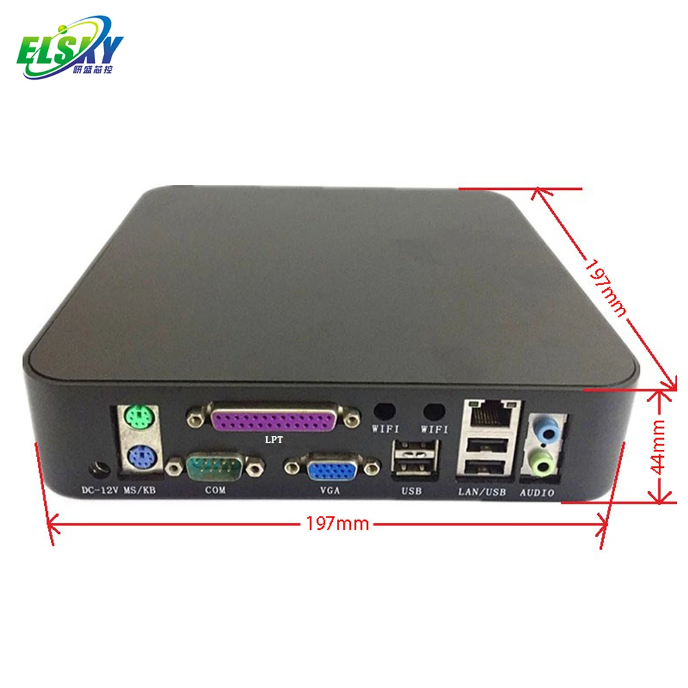 latest new Inte l Baytrail Celeron J1900 Quad Core 2.0GHz Mini PC Support DC 12V 5A (J1800 Option)