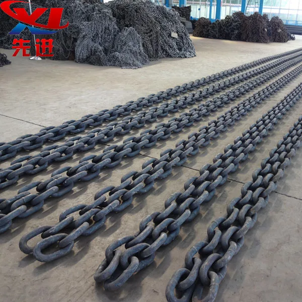 Slag extractor high strength round link chain