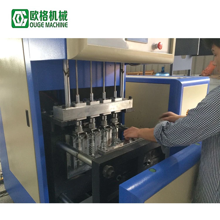semi auto pet preform bottle blowing machine price to make plastic bottles,jars,oil bottles