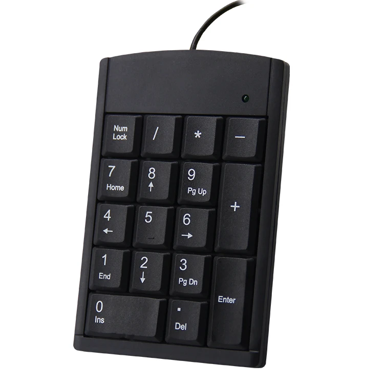 17/18/19 keys ABS Keypad Button Material High Quality usb keyboard number pad