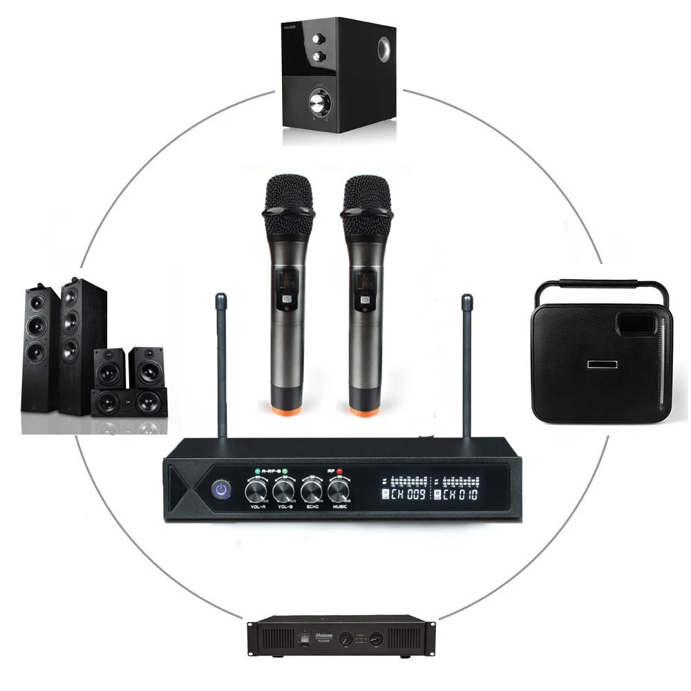 Современные индивидуальные Dynamic 740 ~ 790 мГц лучший беспроводной микрофон