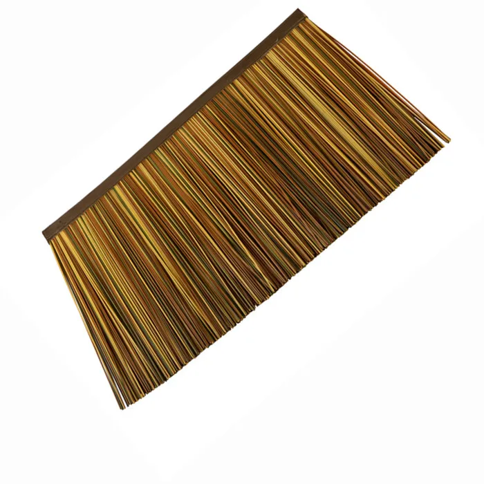Eco friendly artificial plastic tiki synthetic thatch roof tiles
