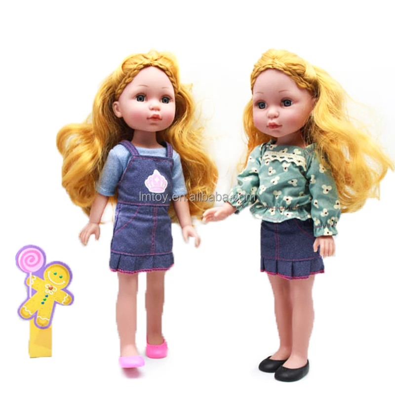 34cm Baby Girl  Doll, Plastic Vivid Fashion China Doll for Kids