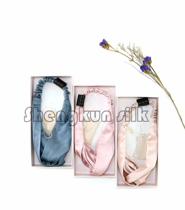 
Travel set Luxury 22 MM Mul-berry Silk Hair Ties Set 3PCS Hair Scrunchie Elastic Twisted Headband hair Bag 