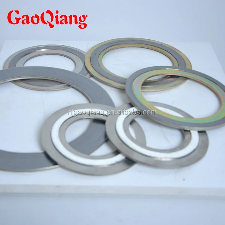 Standard stainless steel spiral wound gasket asme b16.20 316 graphite ss304 spiral wound gasket