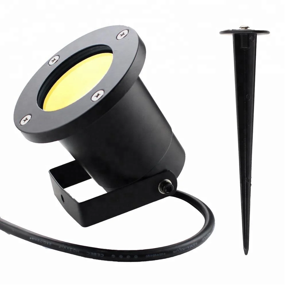 2018 new design mr16 gu10 e27 220v led garden spike light for courtyard decoration lighting