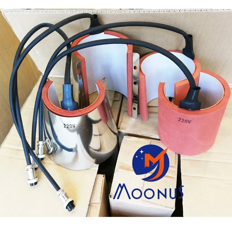 Hot sale sublimation heat press silicone mug heating element 11oz 15oz in all size