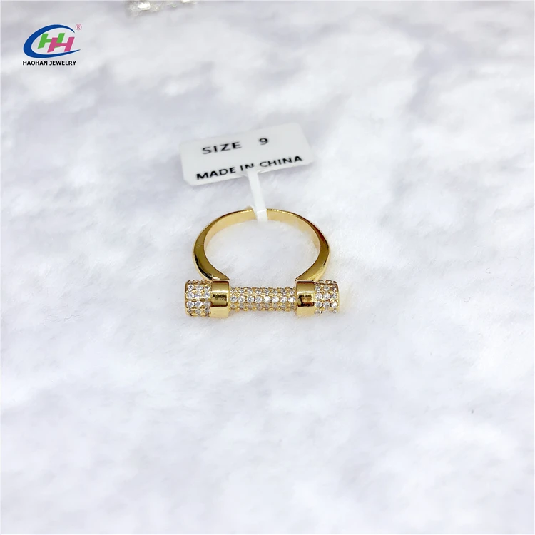 
Factory custom fashion jewelry plain wedding rings for women 