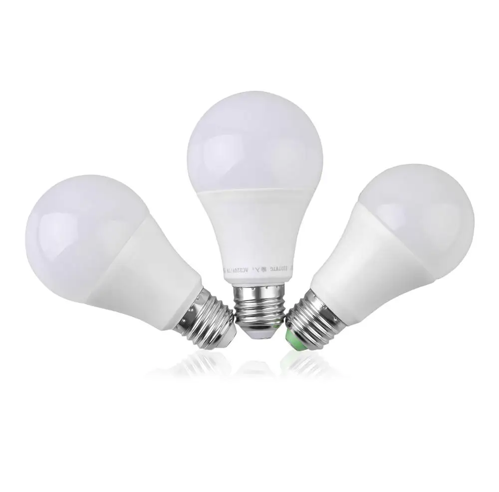 A60 9w 12w 15w Human Body Induction Led light Bulb E27 Microwave radar Motion sensor Led Bulb light