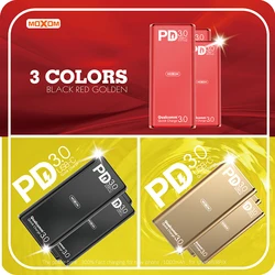 Really Slim 10000mah PD Power Bank 3.0 MOXOM PowerBank Quick Charge 30 For iphone xiaomi
