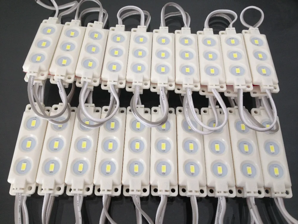 
New type led module Black shell smd 2835 4leds injection molding led module cool white COLOR for signs 