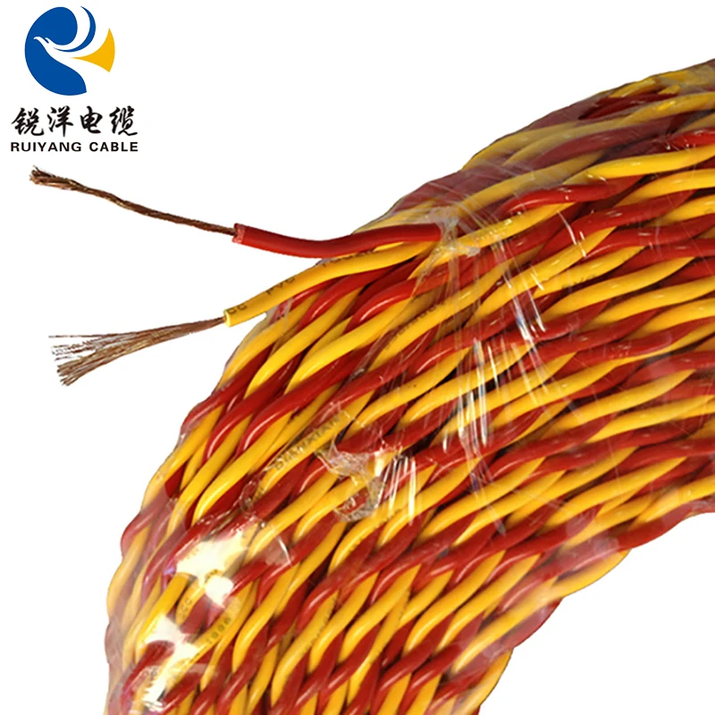 Twin Twisted Cable Pvc Insulated Rvs 2*1.5mm2 Electrical Wire Roll