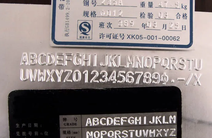 Dog Tags Embossing  Marking Machine,OEM Metal Embossing Machine